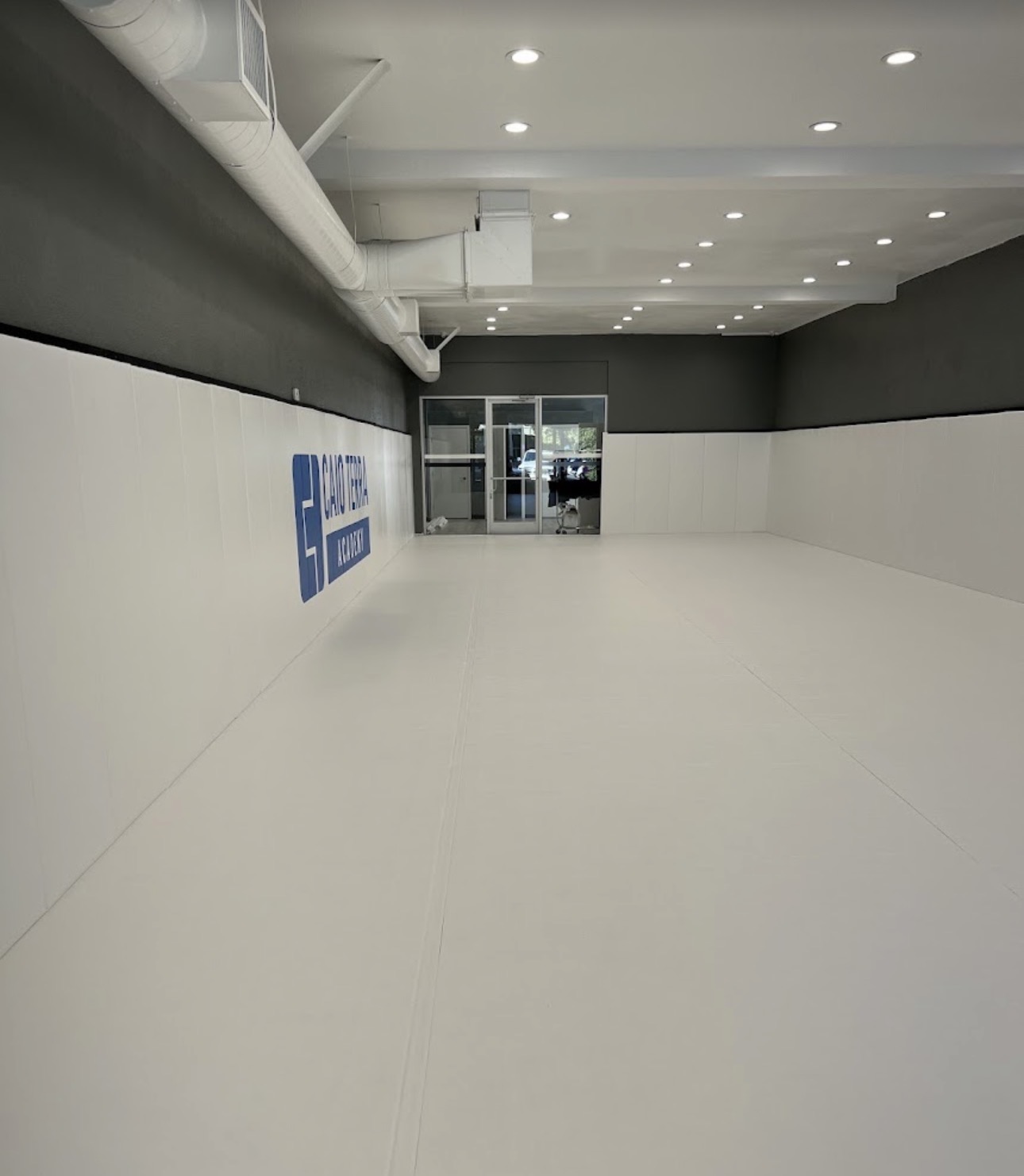 Completed mat-room recessed lighting